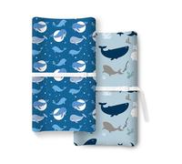 TotChill Extra Stretchy Changing Pad Cover, Ultra Soft Premium Jersey Knit Changing Pad Sheets, Unisex for Boys Girls, Fits All Standard Changing Tables/Dresser Tops - 2 Pack