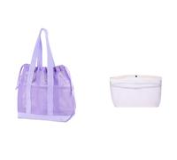 Tote Bag, Casual Beach Bag Hobbos Women Folding Shoulder Pocket Beach Picnic Vacation Mesh Tote Bag