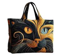 Tote Bag for Women - Cute Animal Print Large Capacity Lightweight Shoulder Bag, Zippered Pouch with Durable Handles and Spacious Interior, Ideal for Daily School Commuting Shopping Travel Outdoor Walk