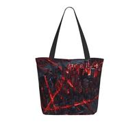 Tote Bag For Women, Large Cyberpunk Cityscape Lights Tote Bag With Zipper, Shoulder Bag Handbags For Work Travel