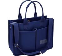ZHMO Canvas Tote Bag for Women,Womens Purse Handbags Totes Bags Crossbody Work Laptop Book Bag for Travel Nurse College Gift, Canvs Peaceful Blue, L, Simple Modern Tote Bag,fashion,casual,