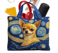 Tote Bag for Work Cute Animals Large Capacity Lightweight Pouch Tote Bag, multicoloured, B