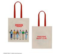 Cinereplicas Stranger Things - Friends Don't Lie Tote Bag - 42 x 38 cm - Officially Licensed, Friends Don't Lie