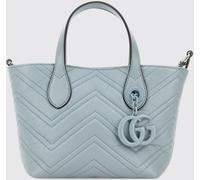 Tote Bag GUCCI Woman color Gnawed Blue