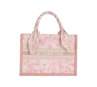Tote bag luxury Women cotton linen shoulder Crossbody handbag large capacity Portable Travel Beach Holiday Shoping tote bag, D_pink(small)