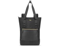 Solo New York Women's Parker Hybrid Backpack Tote Messenger Bag, Black Gold, 16X15X4.5 UK