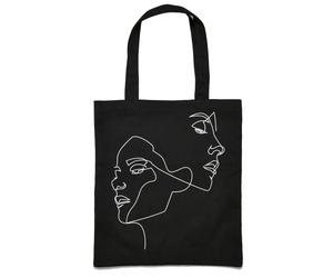 Tote bag Urban Classics One Line Noir TU