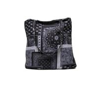Tote bag with bandana motif Urban Classics Patchwork Noir TU