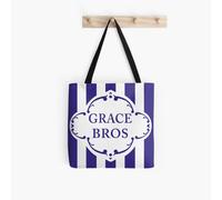 Tote Bags Are You Being Served? Grace Bros. Logo Grocery for School Library Gym