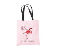 Tote Bags For Women Be A Flamingo Printed Cotton Shopper Bag Gifts PPink