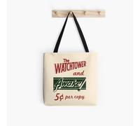 Tote Bags WATCHTOWER AWAKE VINTAGE MESSENGER BAG Grocery for School Library Gym