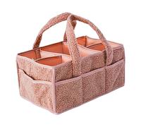 Tote Diaper Bag, Plush Large Handbag, 14.96x9.84in Bucket Pouch Organizer, Flexible Partition Design, Authentic Water-Resistant Material for Hospital Beach Nursery Use