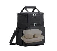 Tote du déjeuner isolé - sac à refroidisseur de déjeuner à l'épreuve pour femmes | Sac à lunch extensible | Boîte à lunch pour les femmes, sac fourre-tout à lunch, bandoulière isolée à la fuite extens