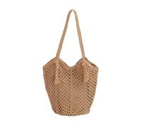 Tote For Handwoven Yarn Beach Purse With Fringe Detail Casual Boho Shoulder 159