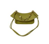 tote handbag for women Designer-Inspired Leather Handbag for Women-Detachable Donut Chain & Tubular Strap-Multi-Way Carry Shoulder Bag (10.2in)