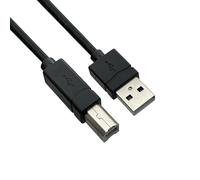 Totely USB 2.0 Printer Cable, USB A Male to USB B Male, 2 Metre, Nickel-Plated Metal Connectors - Reliable Cable for Printers, Scanners, and Computer Device Connections