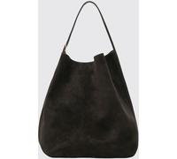 TOTEME Medium Suede Tote Bag with Adjustable Handle and Hook Closure