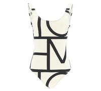 TOTEME Monogram One-Piece Swimsuit XS