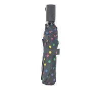 totes Basic auto open umbrella ~ 42" Coverage ~ Colorful dots on black