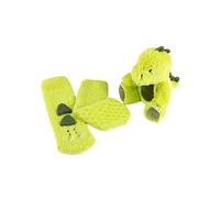 Totes Children's Plush Toy & Super Soft Slipper Socks Set Yellow