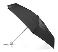 Totes Compact Water-Resistant Travel Foldable Umbrella, Black, One Size, Mini Manual Umbrella