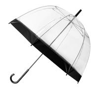 Totes® ECO-BRELLA® Clear PVC Dome Umbrella Black