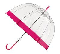 Totes® ECO-BRELLA® Clear PVC Dome Umbrella Pink