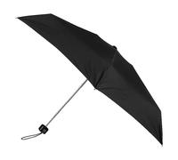 Totes ECO-BRELLA® Compact Round Black Umbrella Black Black