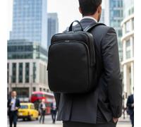 totes® Leather Backpack - Genuine Leather, Soft Cotton Lining & Timeless Everyday Design, Black