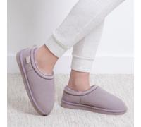 totes® Icons Ladies Microsuede Shoot Slippers Lilac Small (UK 3-4)