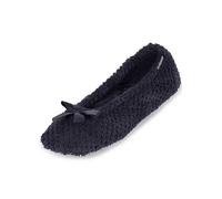Totes 'Isotoner' Ladies Black Popcorn Ballet Slippers Black