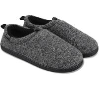 Totes Isotoner Mens Felt Full Back Slipper - - Size: 8