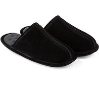 Totes Isotoner Mens Real Suede Mule Slipper - - Size: 11