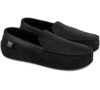 Totes Isotoner Mens Square Patterned Moccasin Slipper - - Size: 10