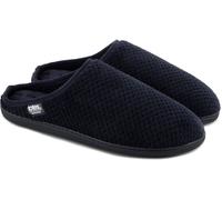 Totes Isotoner Mens Swept Back Popcorn Mule Slipper - - Size: 10