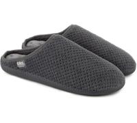 Totes Isotoner Mens Swept Back Popcorn Mule Slipper - - Size: 11