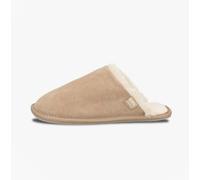 Totes Isotoner REAL SUEDE MULE Womens Slippers Sand - UK 5