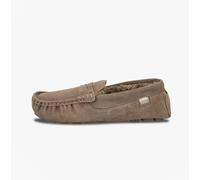 Totes Isotoner SUEDE CLASSIC Moccasin Slippers Mens Sand - UK 10