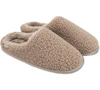 Totes Isotoner Womens Borg Swept Back Mule - - Size: 6