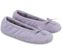 Totes Isotoner Womens Popcorn Ballet Slipper - - Size: 4-5