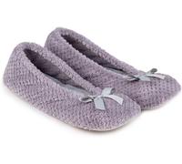 Totes Isotoner Womens Popcorn Ballet Slippers - - Size: 5-6