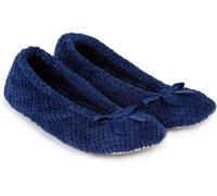 Totes Isotoner Womens Popcorn Ballet Slippers - - Size: 7-8