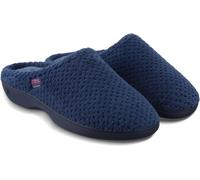 Totes Isotoner Womens Popcorn Terry Mule Slipper - - Size: 6