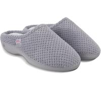 Totes Isotoner Womens Popcorn Terry Mule Slipper - - Size: 8