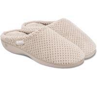 Totes Isotoner Womens Popcorn Terry Mule Slippers - - Size: 7