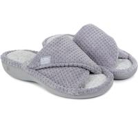 Totes Isotoner Womens Popcorn Turnover Open Toe Slippers - - Size: 7