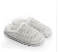 Totes Isotoner Womens Sparkle Knit Mule Slippers - - Size: 5