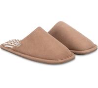 Totes Isotoner Womens Square Toe Stripe Mule Slipper - - Size: 7