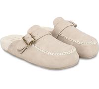 Totes Isotoner Womens Suedette Open Back Moccasin Slipper - - Size: 7