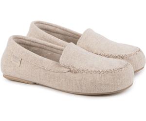 Totes Isotoner Womens Textured Moccasin Slipper - - Size: 7